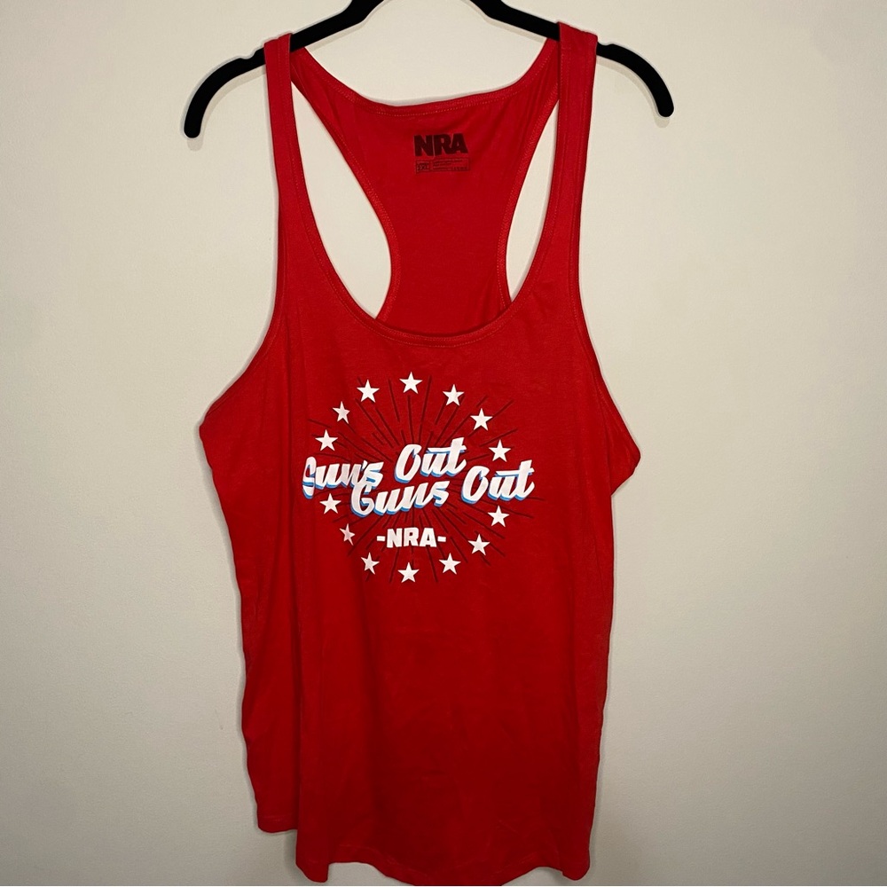 568 graphic Women's Red Tank Top patriotic July 4th summer